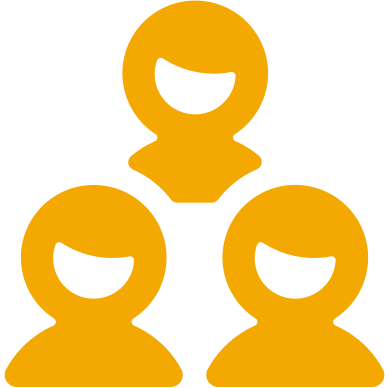 Three individuals icon